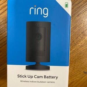 Brand New Ring Black Surveillance Webcam